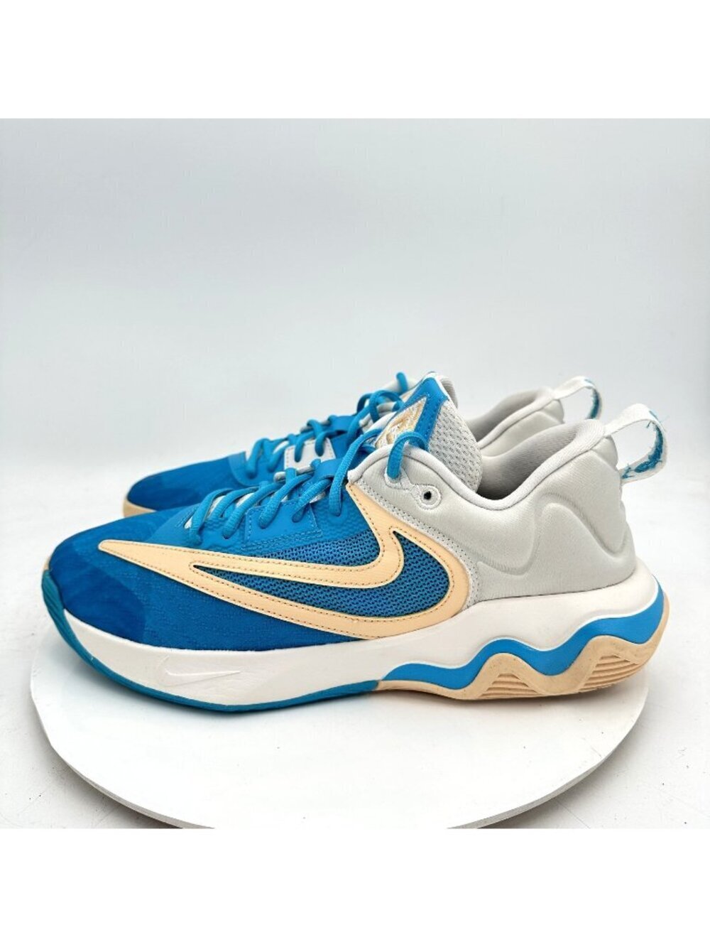 Nike Giannis Immortality 3 Nigeria x Greece Men Size 11 DZ7533-002 Blue Tan Shoe